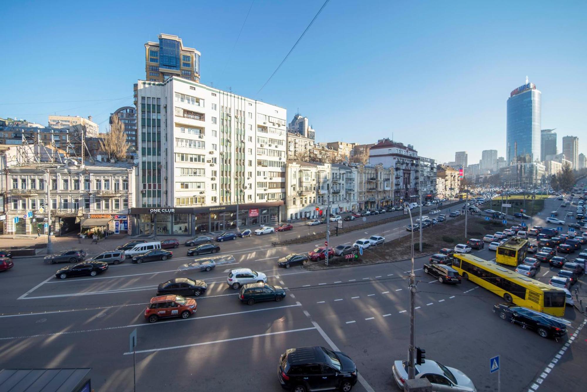 Apartments Near Parus Business Centre Kiev Chambre photo